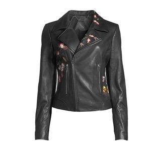 Elie Tahari Jackets & Coats - Elie Tahari Black Mae Lamb Leather Moto Jacket Elie Tahari Jackets & Coats - Elie Tahari Black Mae Lamb Leather Moto Jacket
